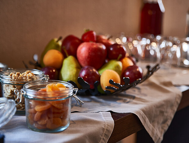 Obstschale im Hotel Victoria in Meiringen