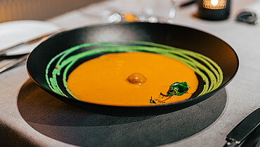 Suppe im Restaurant im Hotel Victoria Meiringen