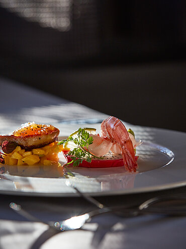 Gericht im Restaurant im Hotel Victoria Meiringen