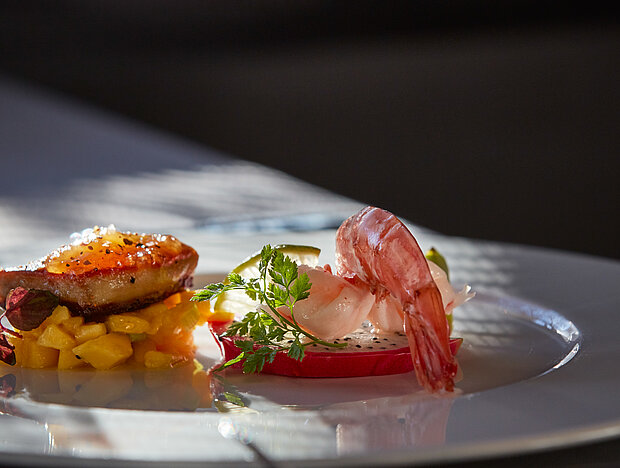 Gericht im Restaurant im Hotel Victoria Meiringen