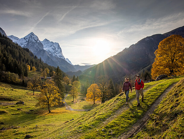 Schöne Landschaft in Hasliberg im Sommer