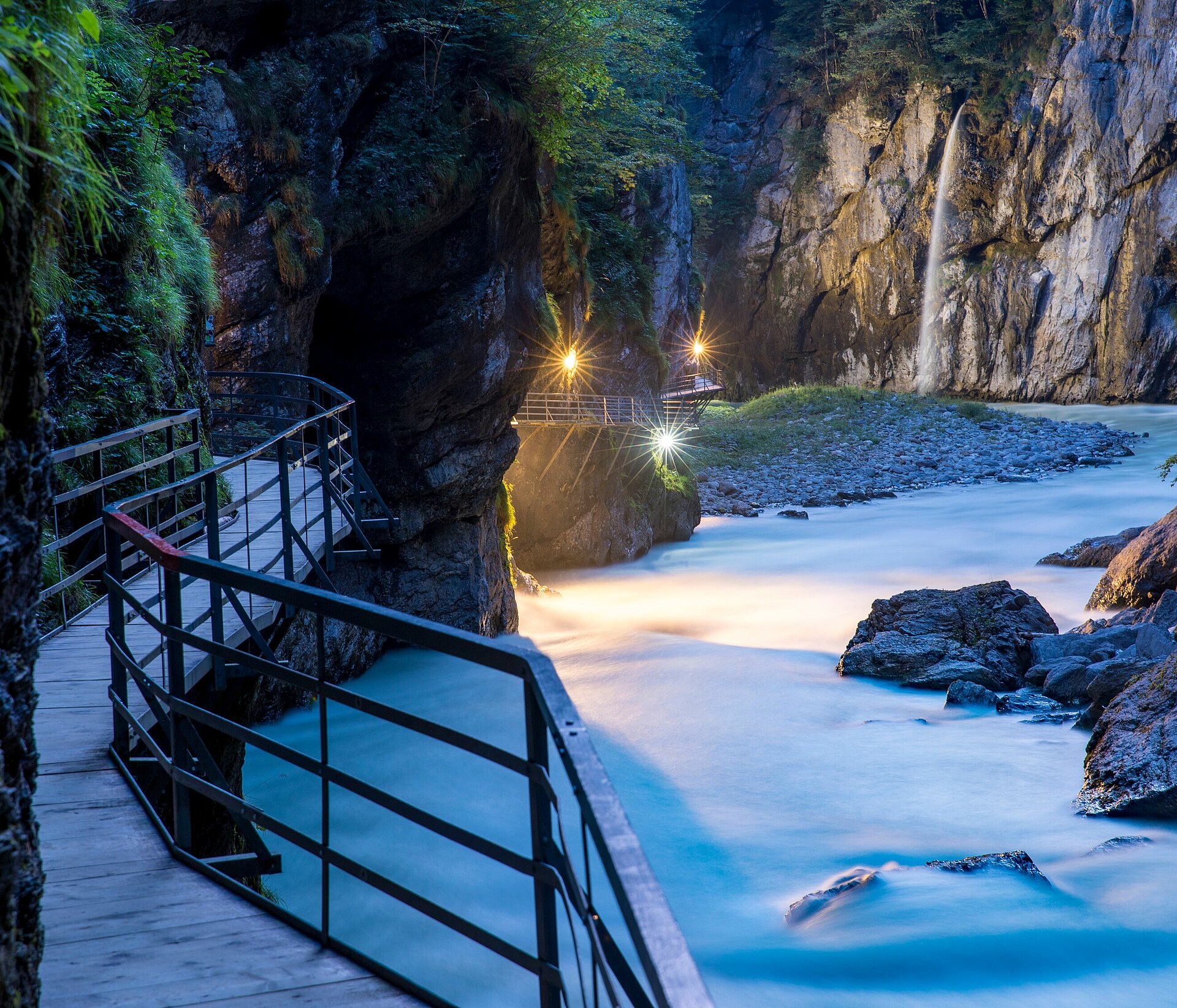 Aarenschlucht im Sommer im Haslital