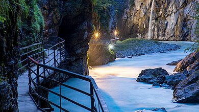 Aarenschlucht im Sommer im Haslital