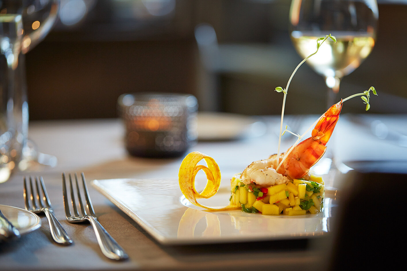 Gericht im Restaurant im Hotel Victoria Meiringen