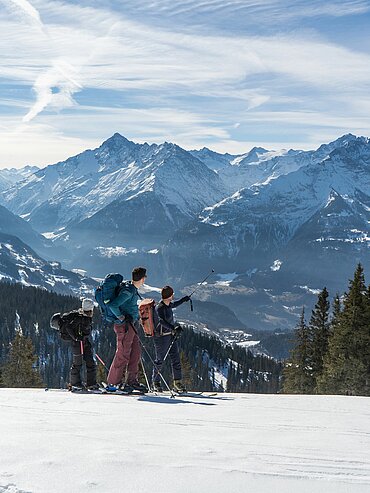 Skitour am Hasliberg im Winter