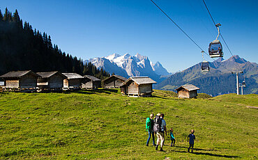 Wandern mit Kinder am Mägisalp