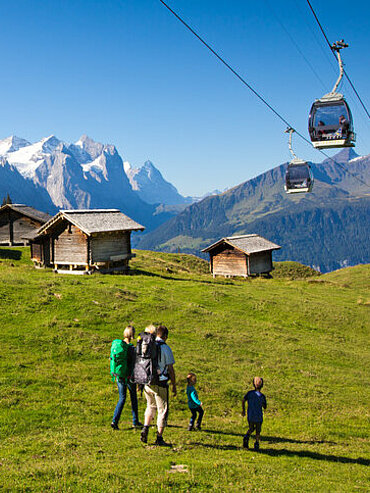 Wandern mit Kinder am Mägisalp