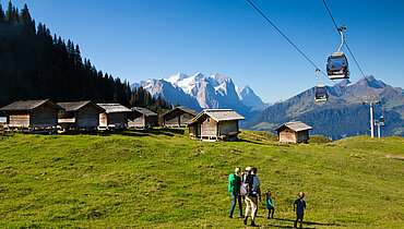 Wandern mit Kinder am Mägisalp