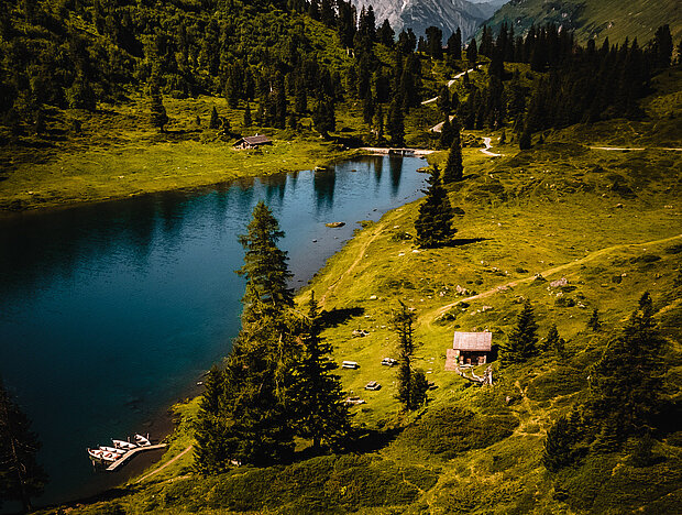 See in Hasliberg im Sommer