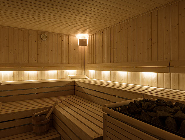 Sauna im Fitness Wellness Center Meiringen